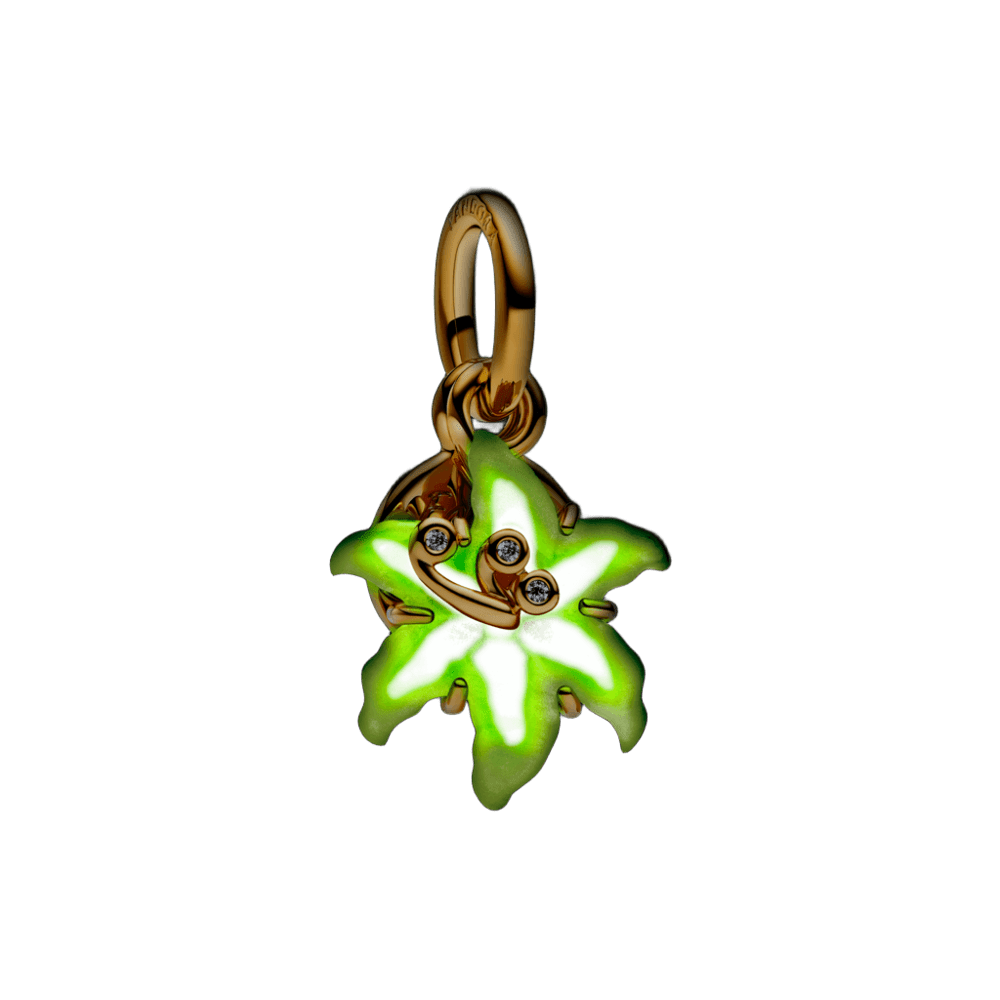 Charm Flor De Gota De Sol Enredada Que Brilla En La Oscuridad De Disney