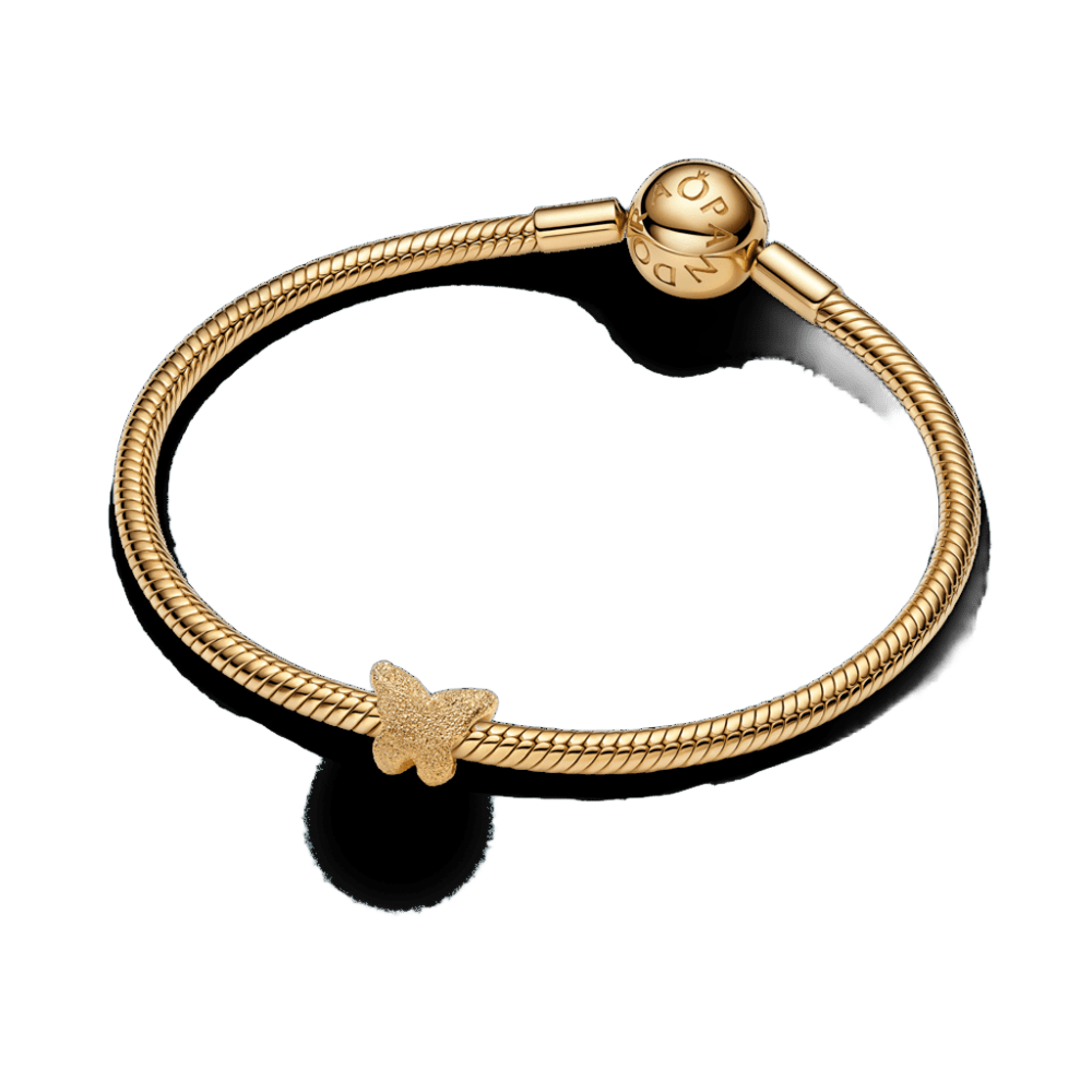 Mini Charm Mariposa Con Textura