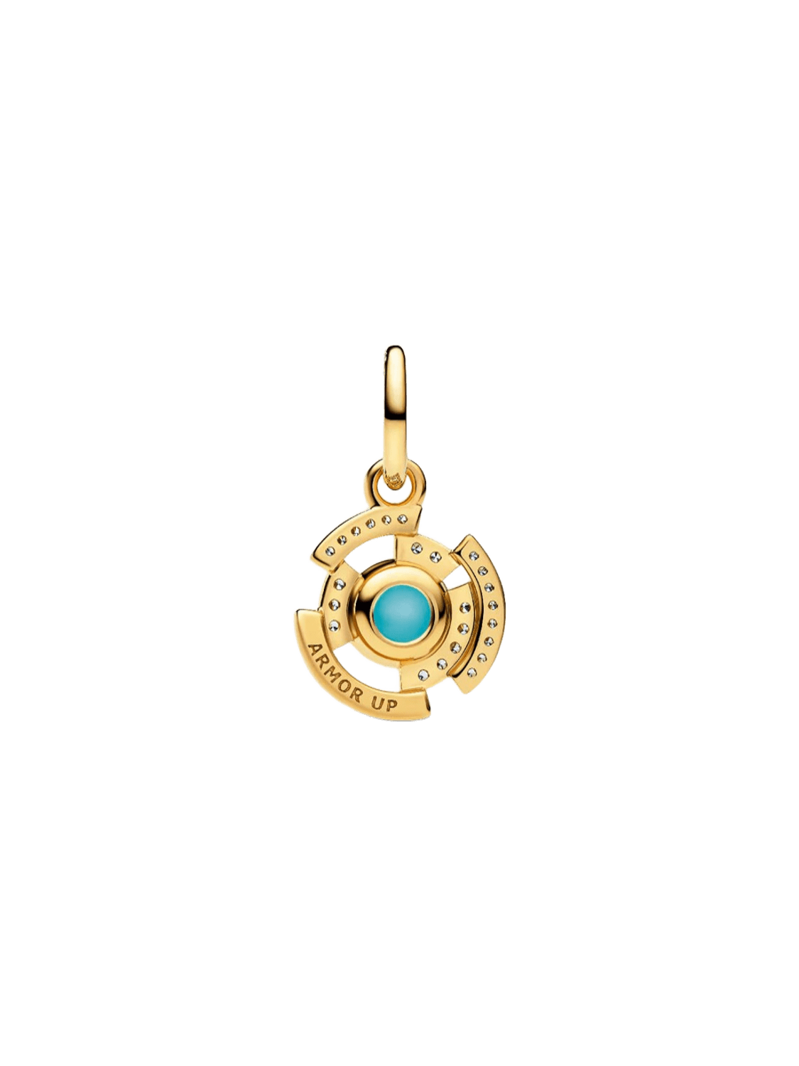 Charm colgante del reactor de arco de Iron Man de Marvel