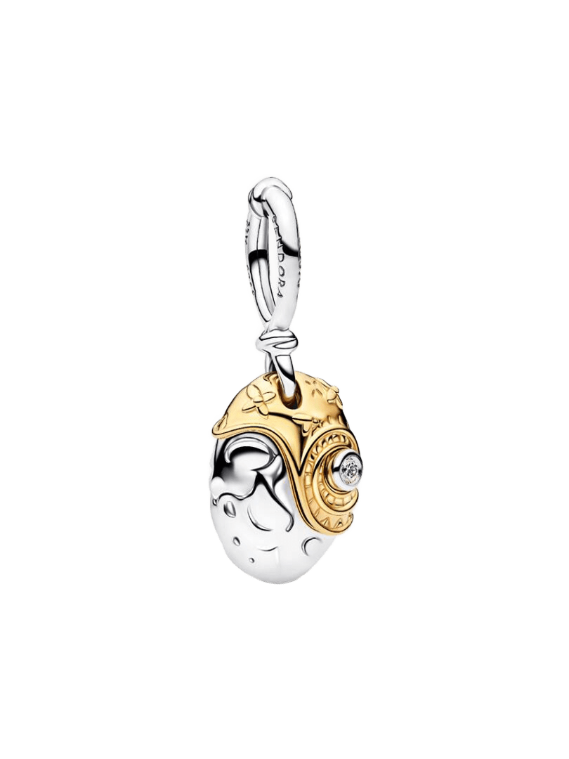 Charm Colgante Corazón de Te Fiti de Princesa Vaiana de Disney con Diamante Sintético Creado en Laboratorio