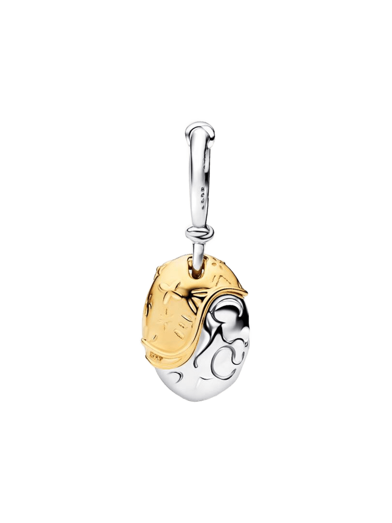 Charm Colgante Corazón de Te Fiti de Princesa Vaiana de Disney con Diamante Sintético Creado en Laboratorio