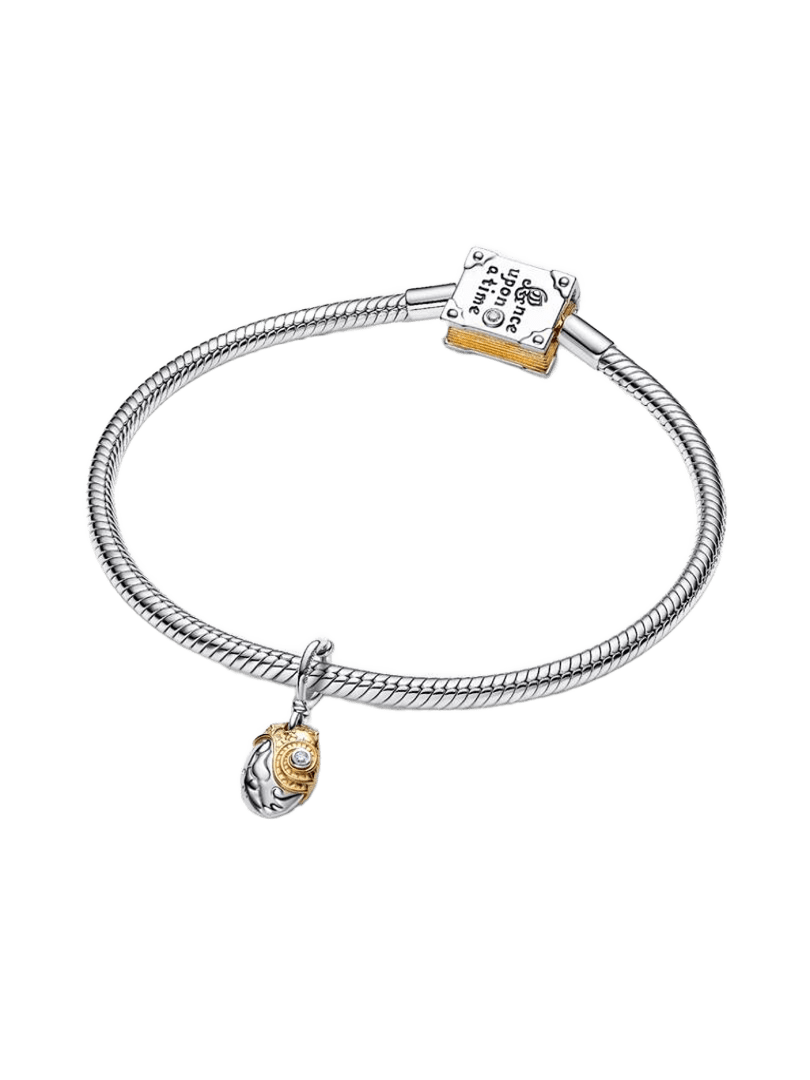 Charm Colgante Corazón de Te Fiti de Princesa Vaiana de Disney con Diamante Sintético Creado en Laboratorio