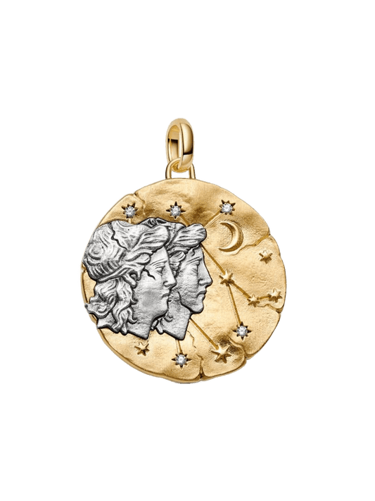 Charm Medallón XL Zodiaco Géminis