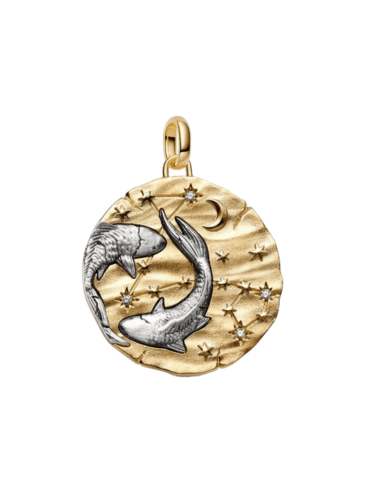 Charm Medallón XL Zodiaco Piscis