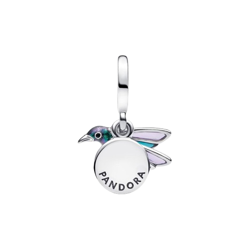 Charm Colgante Doble Colibrí