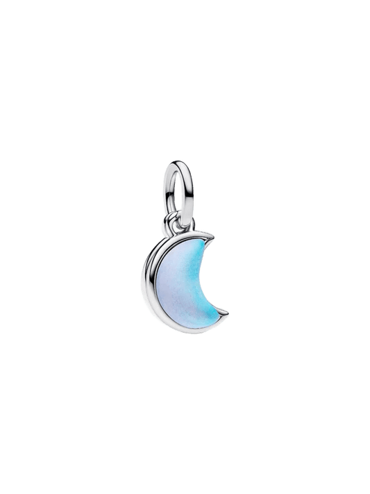 Charm Colgante Doble Luna Creciente