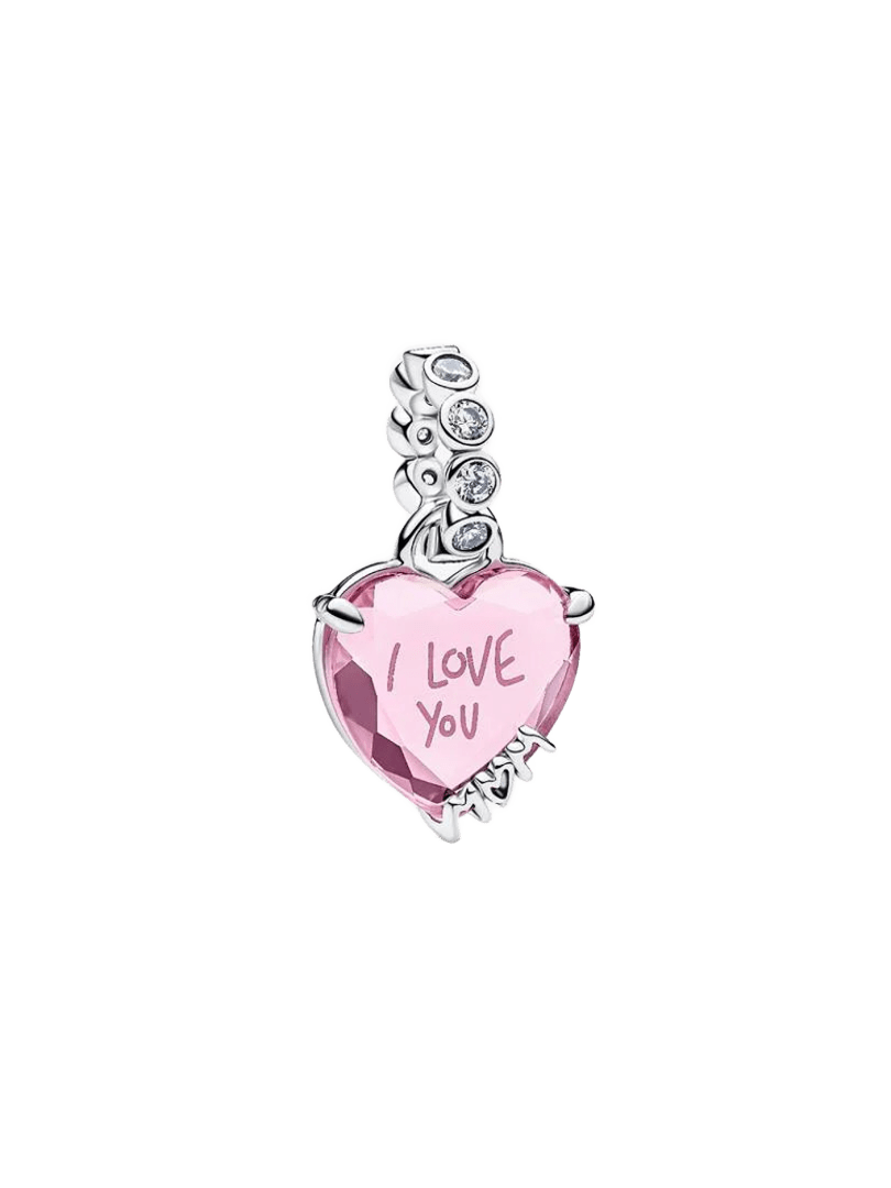 Charm Pandora Charm Colgante I Love You Mom - Vista principal