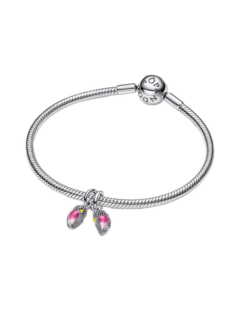 Charm Pandora Charm Colgante Divisible Pájaros Amor - Imagen 3
