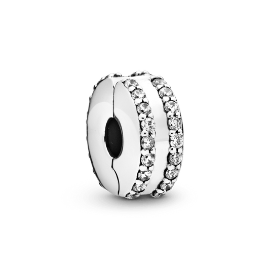 Charm Sujetador Doble línea de pavé