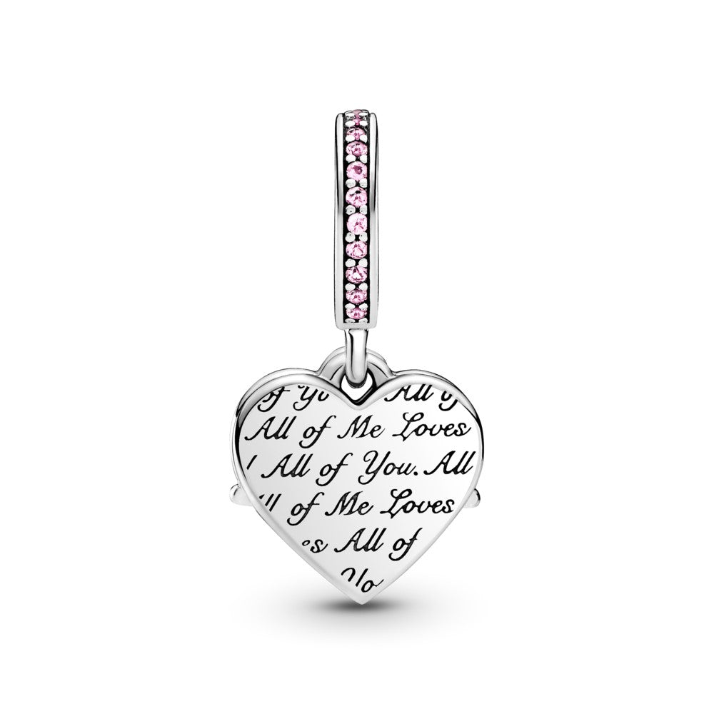 Charm Colgante Corazón y Mamá