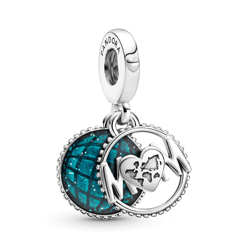 Charm Colgante Globo Brillante y Mamá