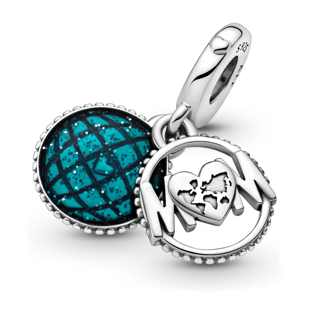 Charm Colgante Globo Brillante y Mamá
