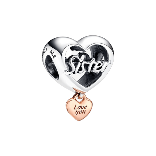 Charm Corazón Te Quiero Hermana