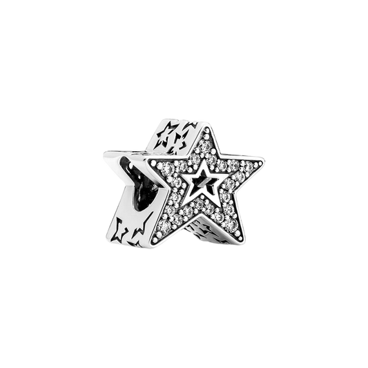 Charm Estrella Asimétrica Brillante