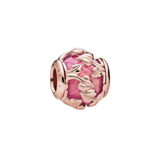 Charm Hojas decorativas rosas