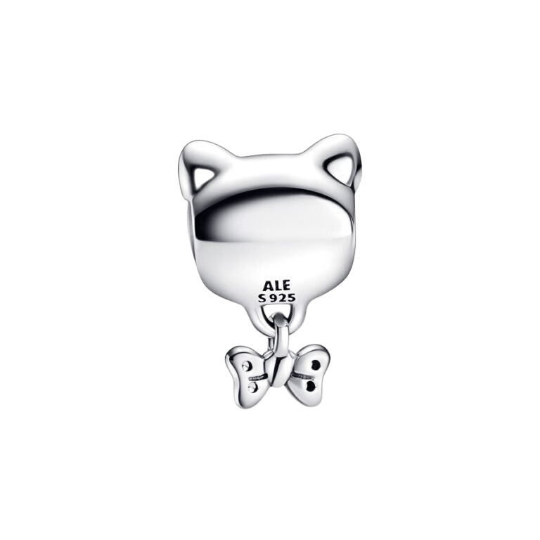 Charm Mascota Gato y Lazo
