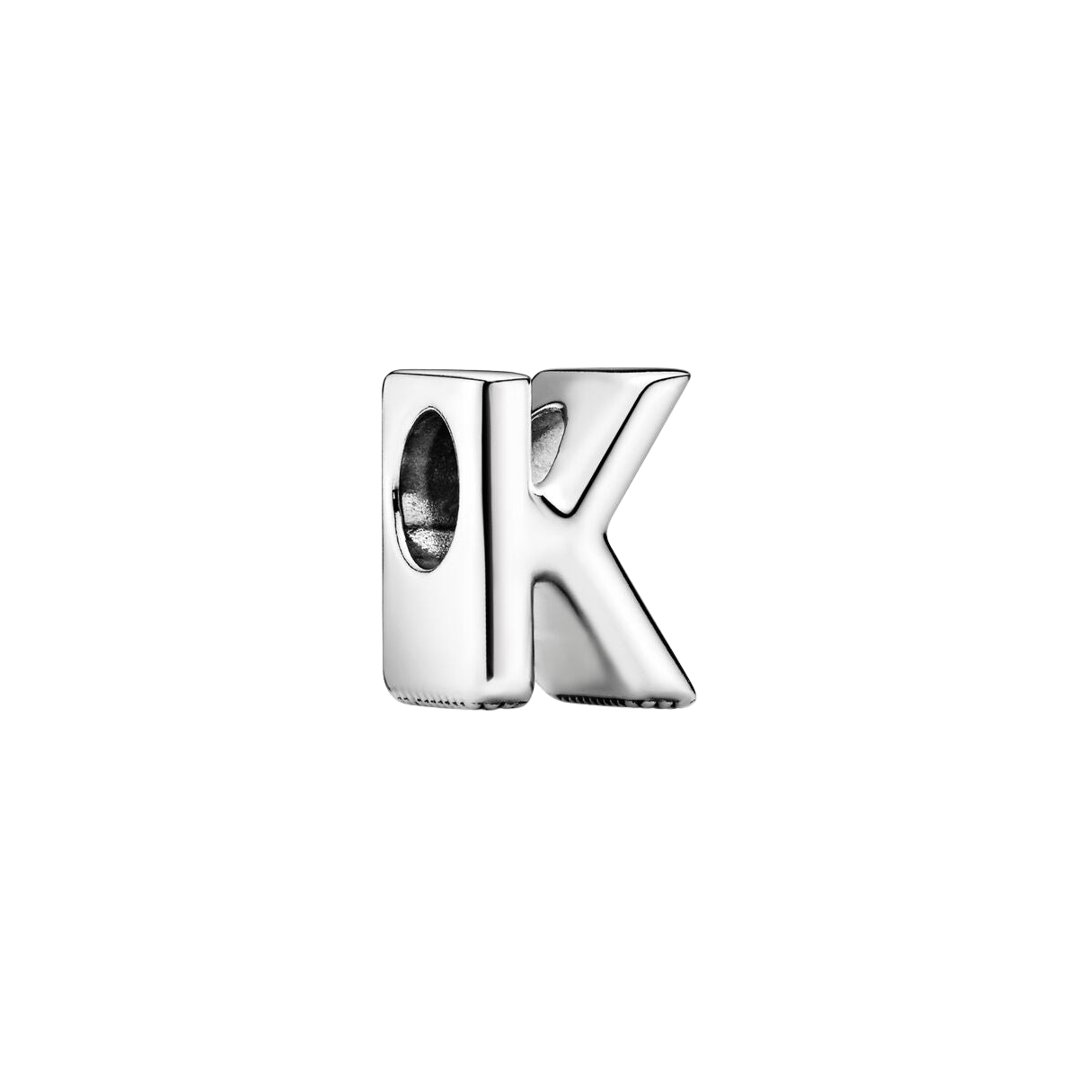 Charm en plata de ley Letra K