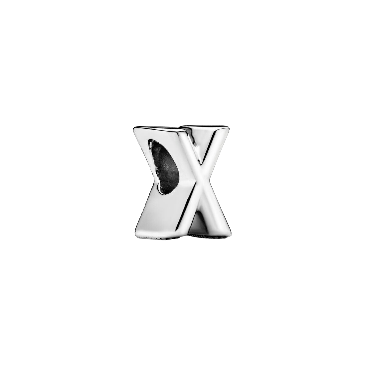 Charm en plata de ley Letra X