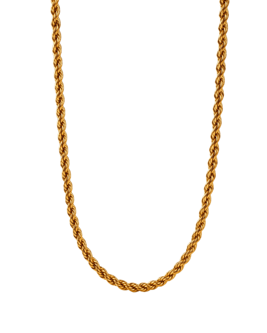 Cadena Turbillon Oro Laminado 18k