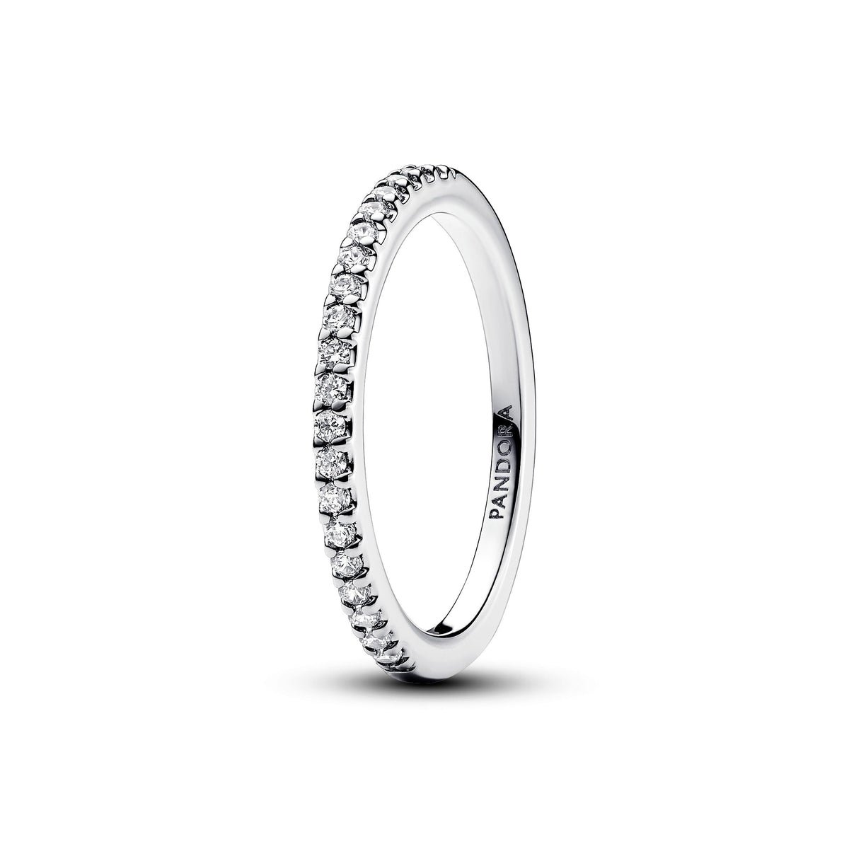 Anillo Banda Pavé Brillante