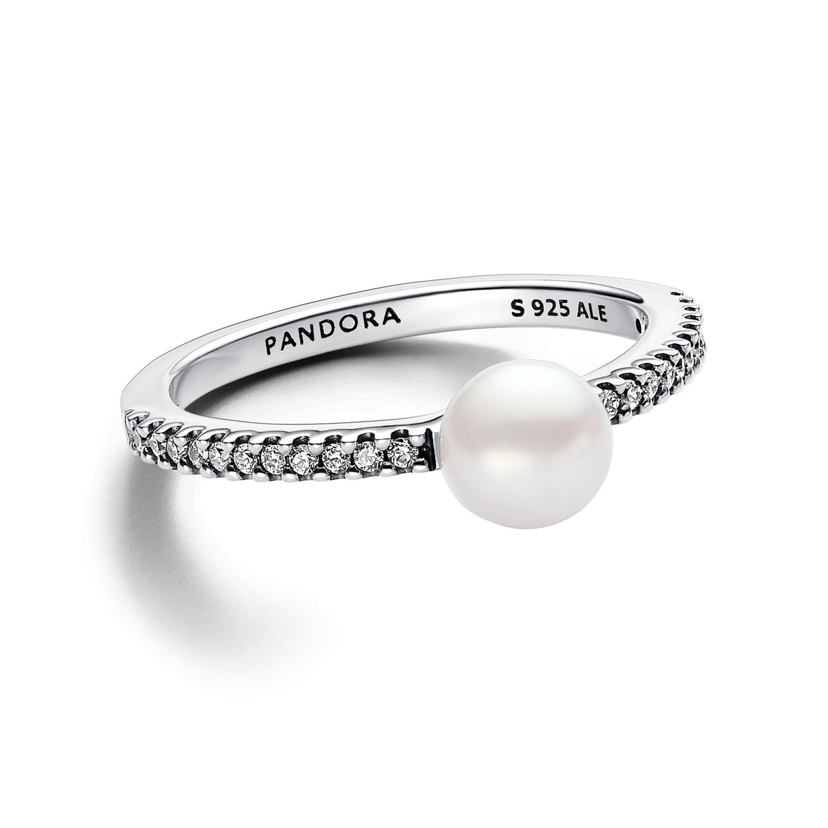 Anillo Perla y Pavé - vista 2