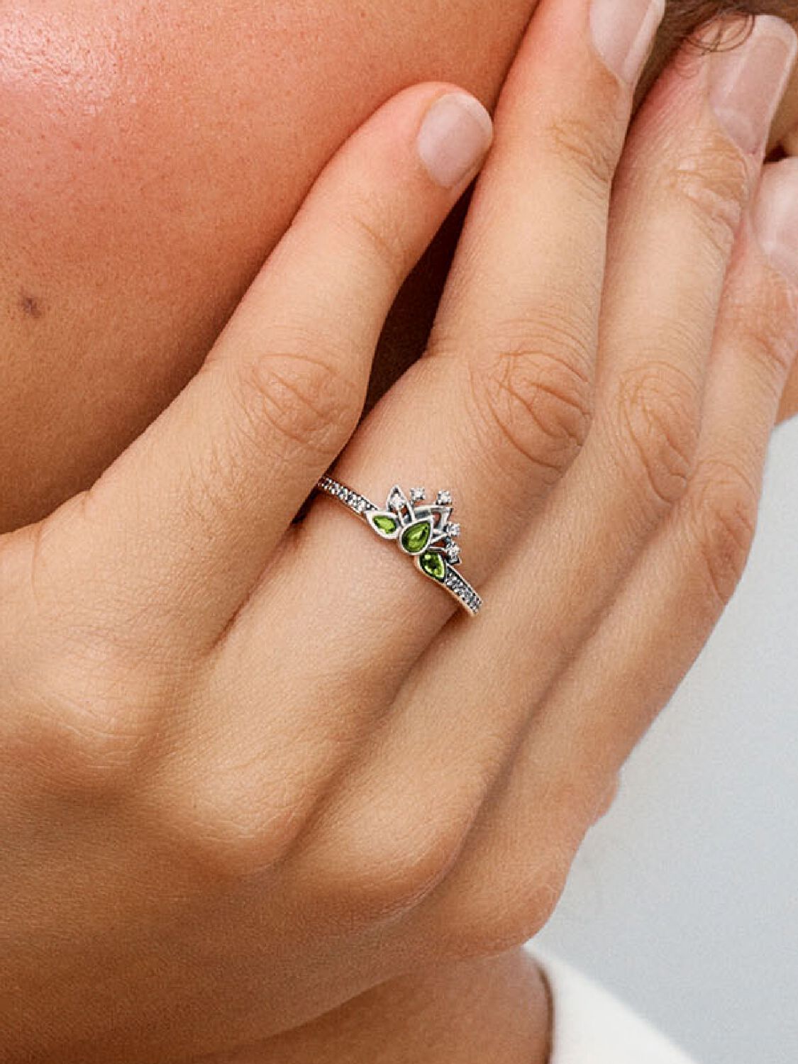 Anillo Tiara Princesa Tiana de Disney