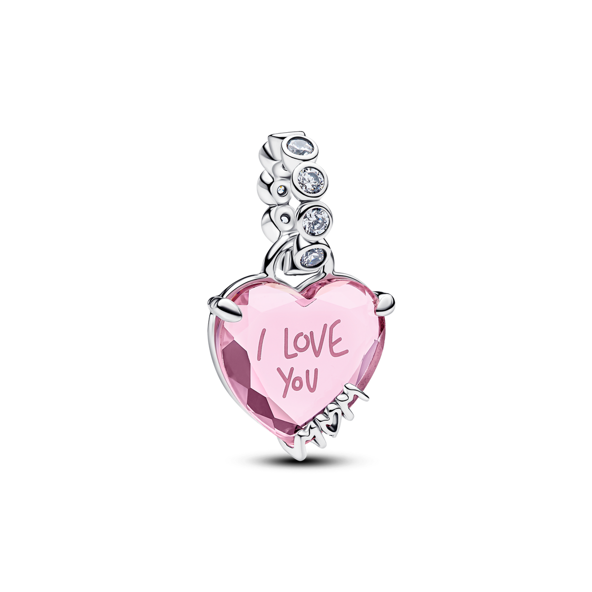 Charm Colgante I Love You Mom - vista 1