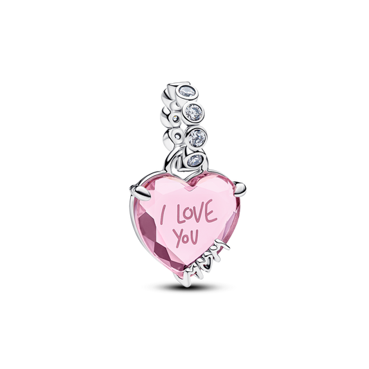 Charm Colgante I Love You Mom - vista 1