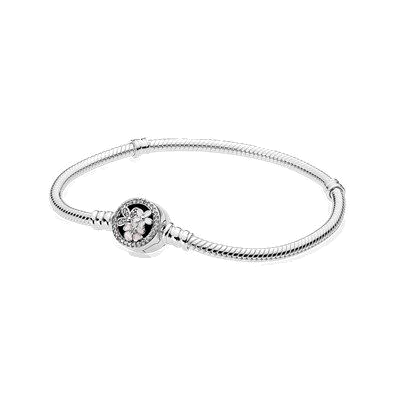 Pulsera Moments con cierre Florecer Poético para charms — vista 1, fondo transparente