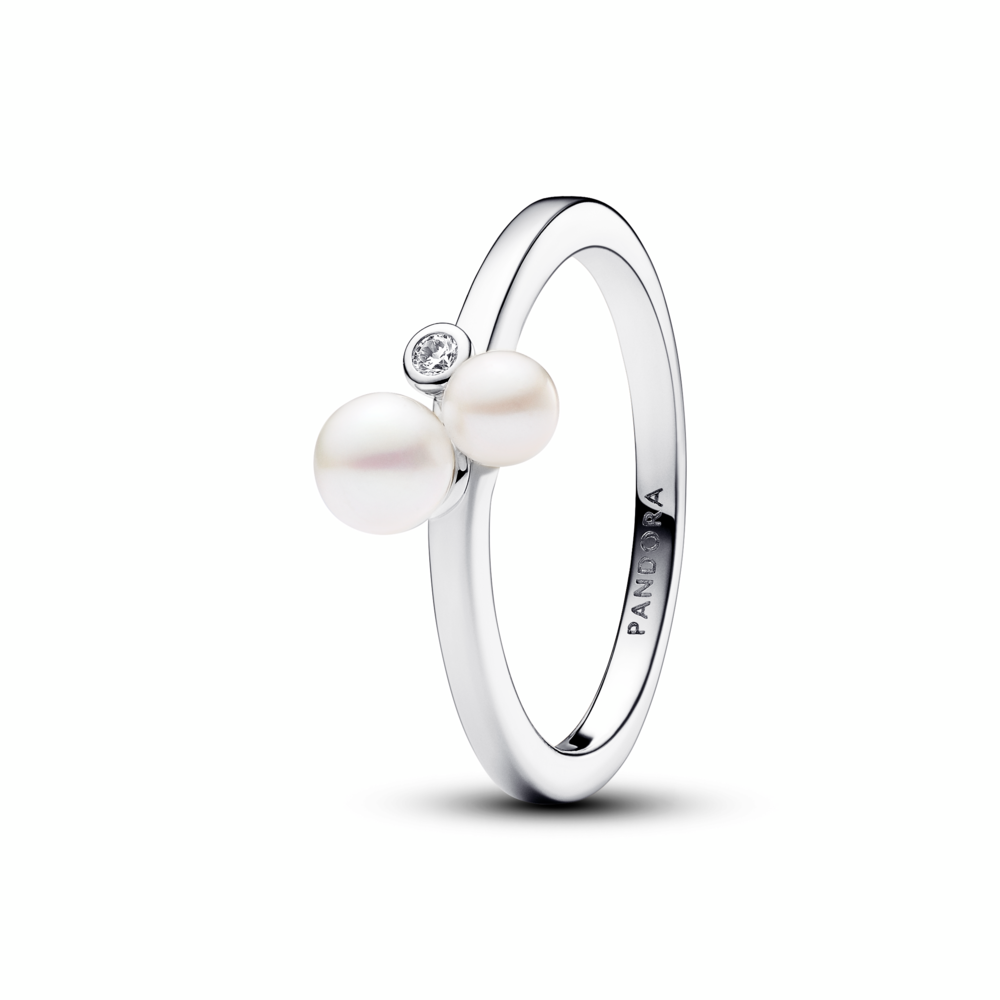 Anillo Dúo de Perlas