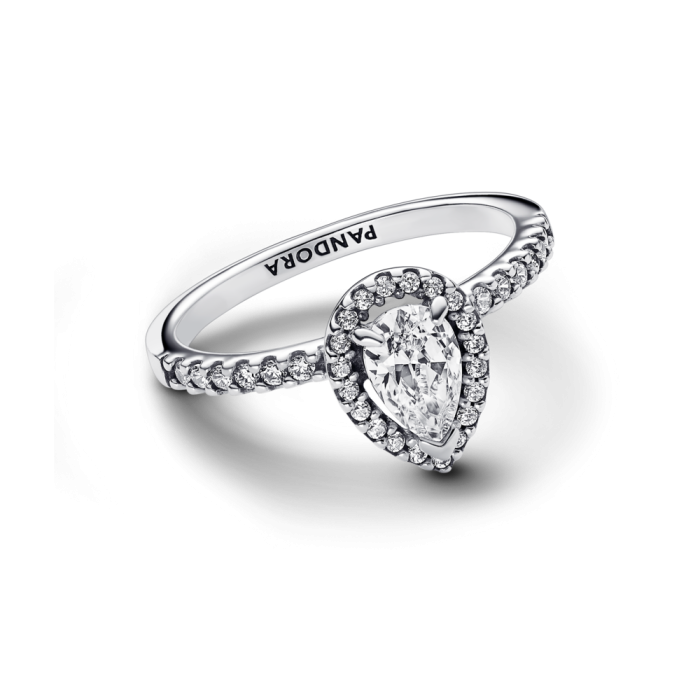 Anillo Halo de Pera Brillante Pandora - vista alternativa