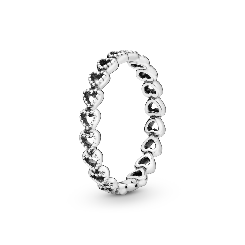 Anillo Banda de Corazones Pandora - vista principal