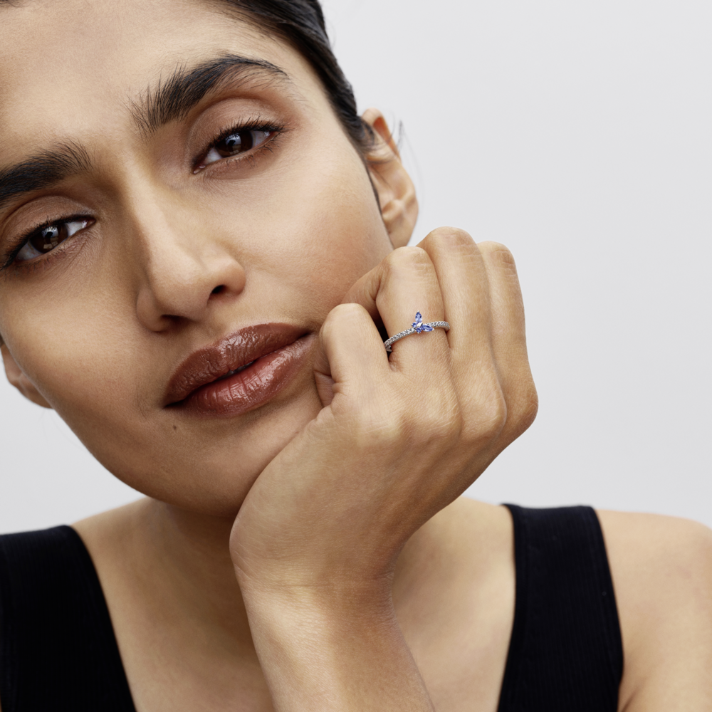 Anillo Mariposa Brillante Pandora - vista 2
