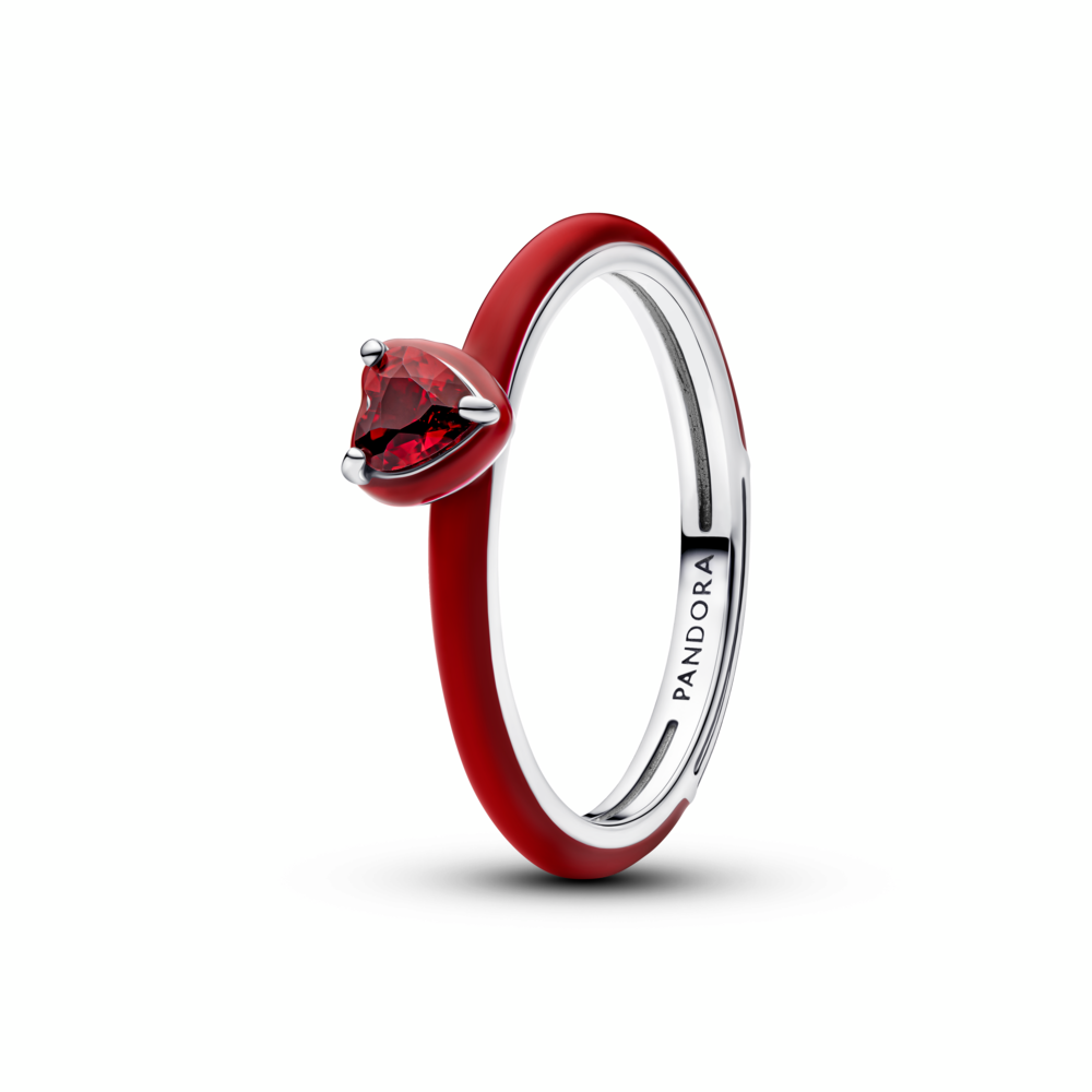 Anillo Corazón Chakra Rojo Pandora - vista 1