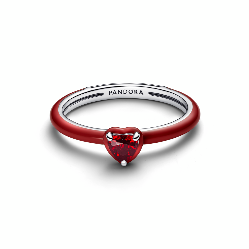Anillo Corazón Chakra Rojo Pandora - vista 2