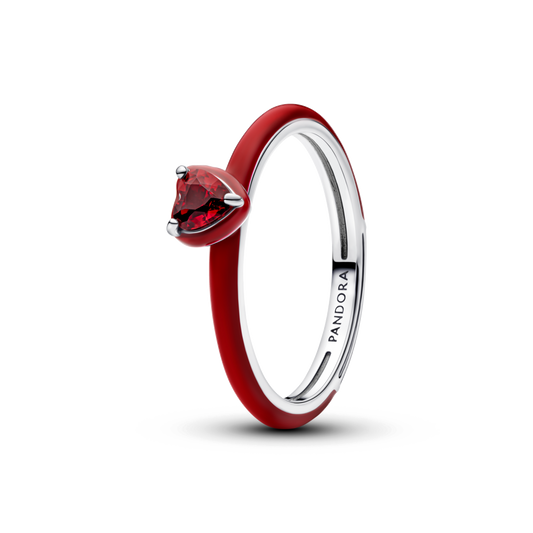 Anillo Corazón Chakra Rojo Pandora - vista 1