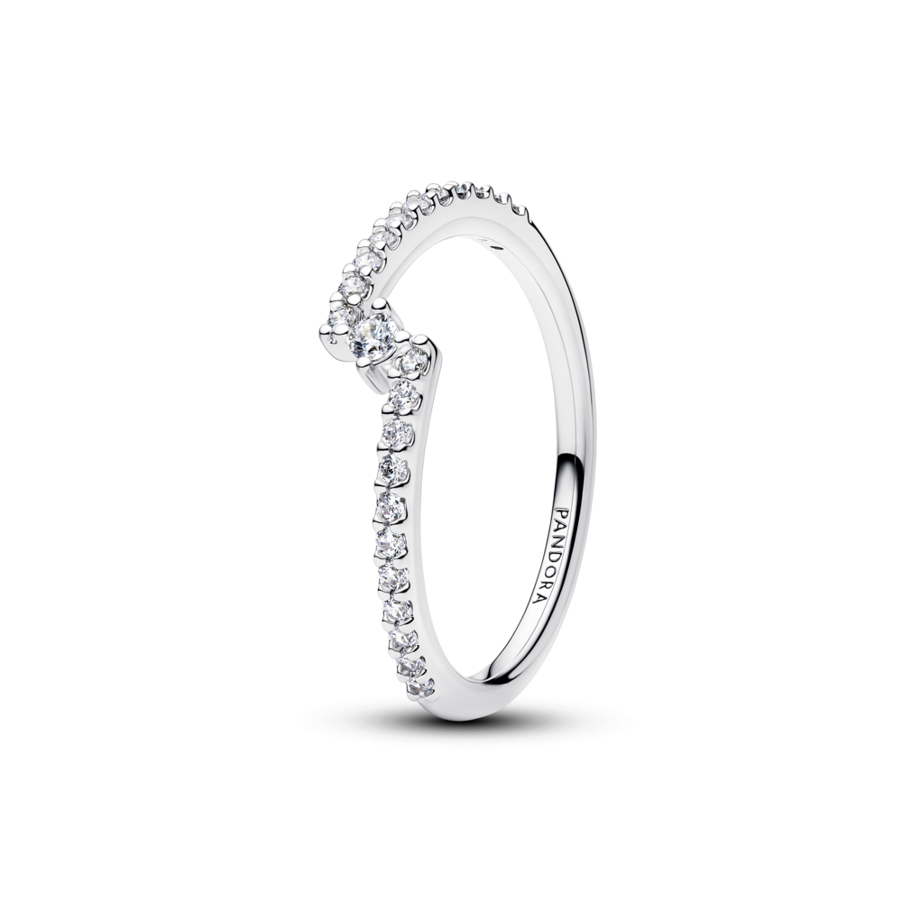 Anillo Pavé Dividido Brillante Pandora - vista 1