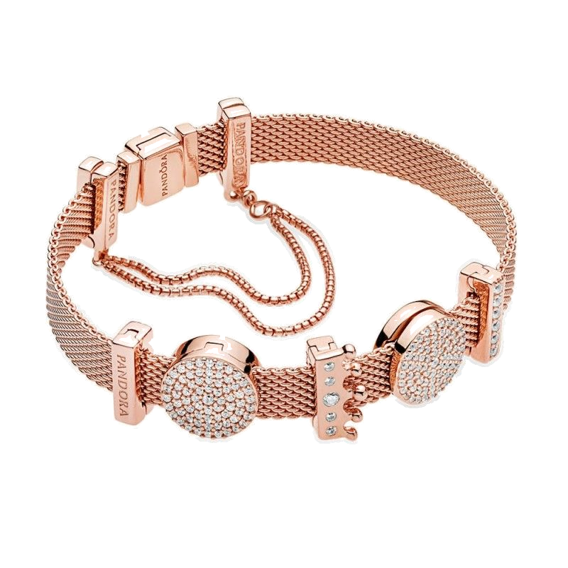 Pulsera de malla de Pandora Reflexions — vista 2, fondo transparente